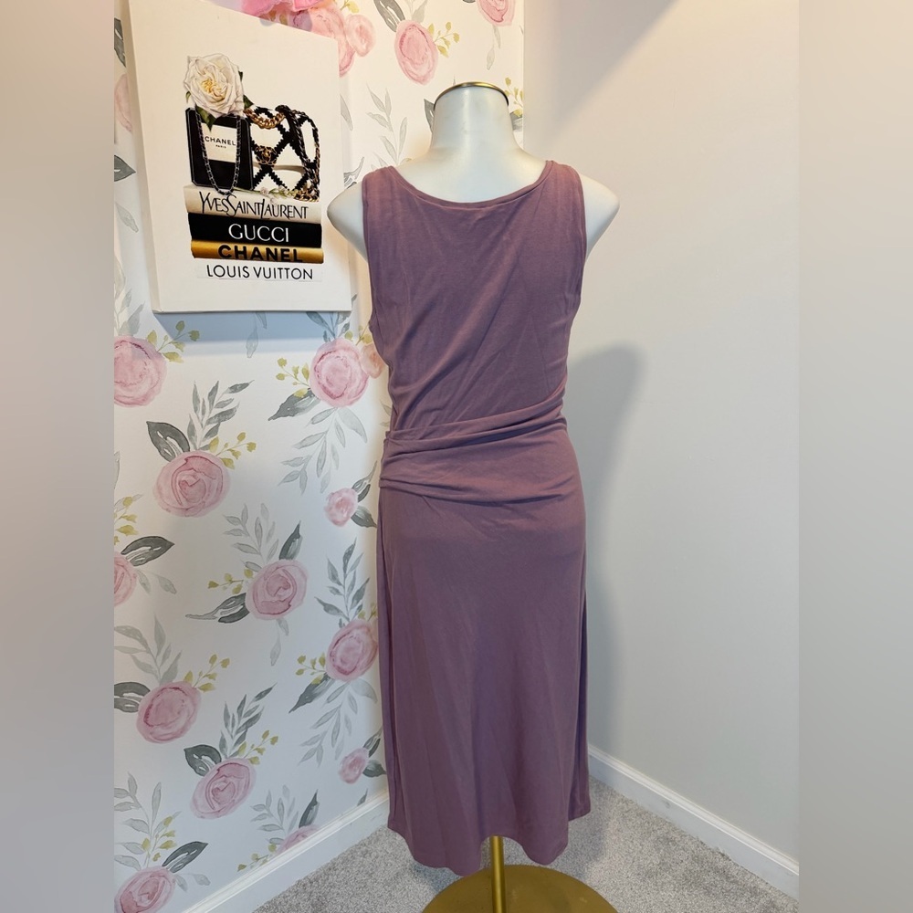 Theory Mauve Midi Dress - Picture 3 of 5